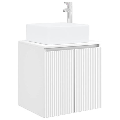 Mobile Lavabo da Parete Bianco 53 x 35 x 63 cm | homemem39