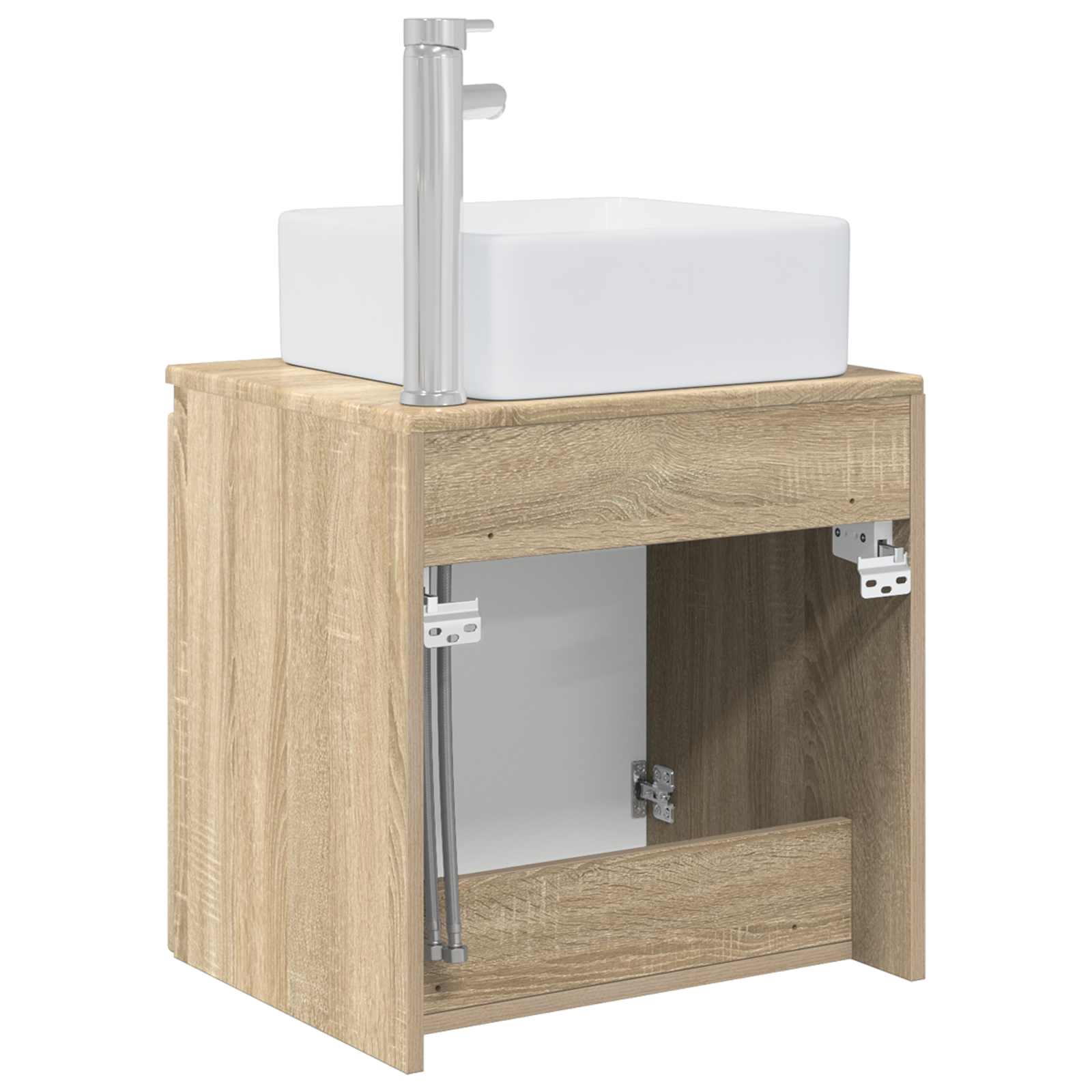 Mobile Lavabo da Parete Rovere Sonoma 53 x 35 x 63 cm | homemem39