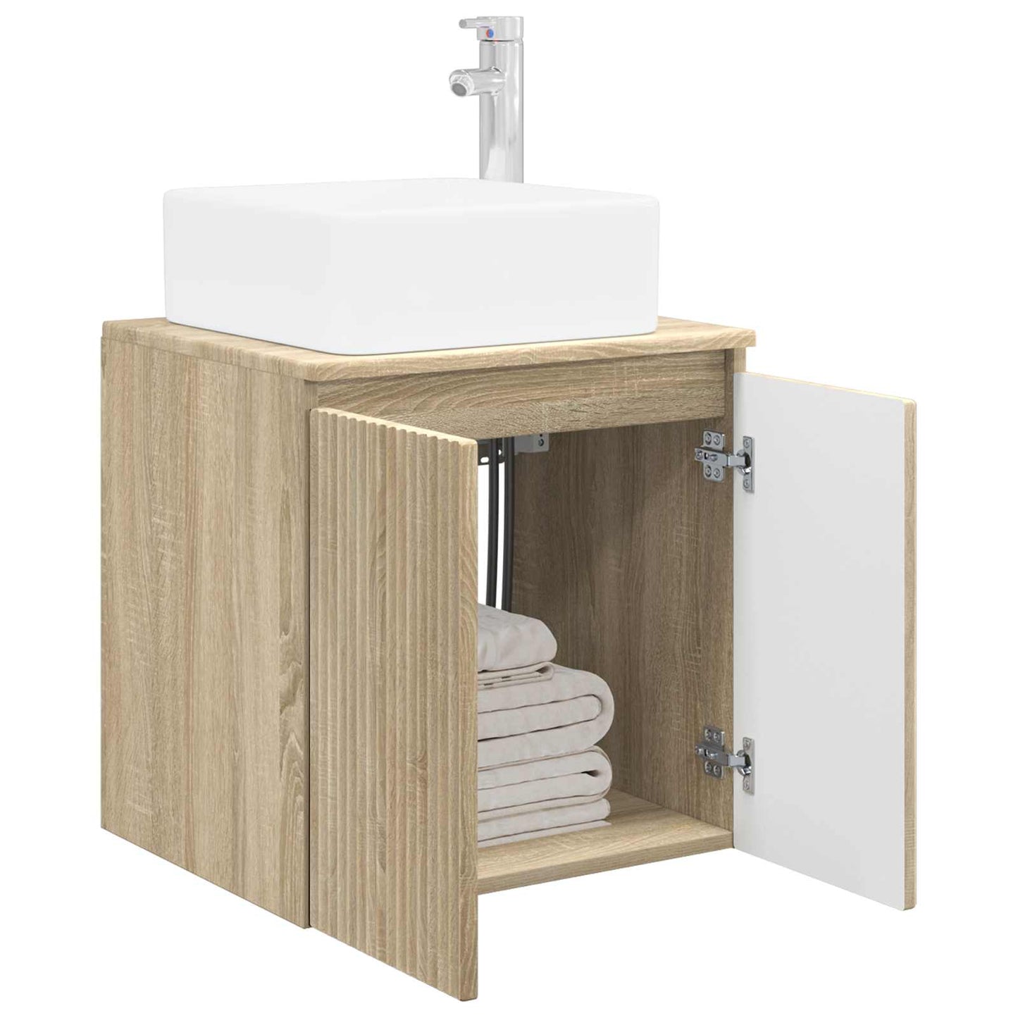 Mobile Lavabo da Parete Rovere Sonoma 53 x 35 x 63 cm | homemem39