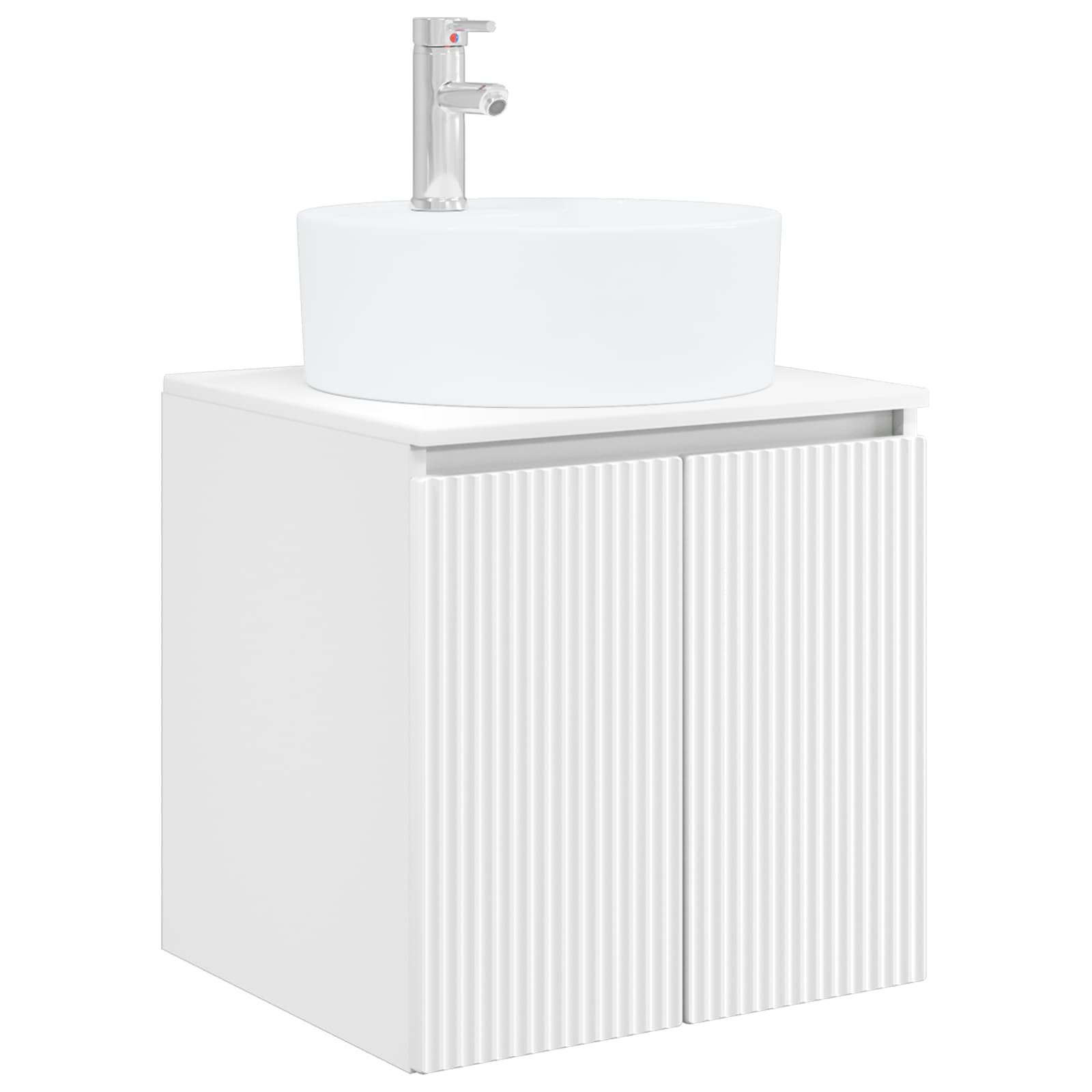 Mobile Lavabo da Parete Bianco 49,5 x 44,5 x 65 cm | homemem39