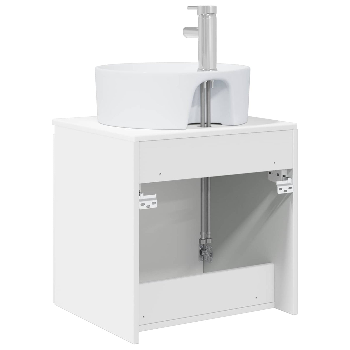 Mobile Lavabo da Parete Bianco 49,5 x 44,5 x 65 cm | homemem39