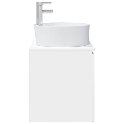 Mobile Lavabo da Parete Bianco 49,5 x 44,5 x 65 cm | homemem39
