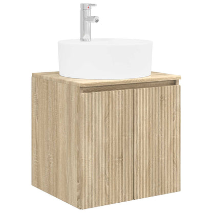 Mobile Lavabo da Parete Rovere Sonoma 49,5 x 44,5 x 65 cm | homemem39