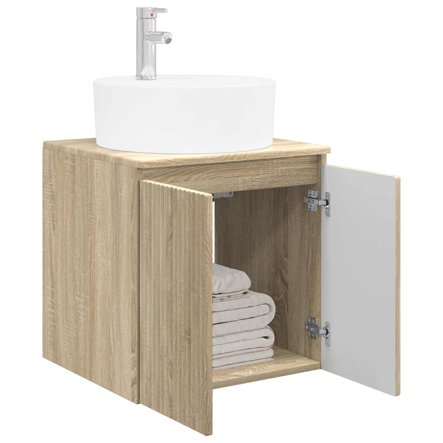 Mobile Lavabo da Parete Rovere Sonoma 49,5 x 44,5 x 65 cm | homemem39