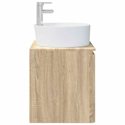 Mobile Lavabo da Parete Rovere Sonoma 49,5 x 44,5 x 65 cm | homemem39