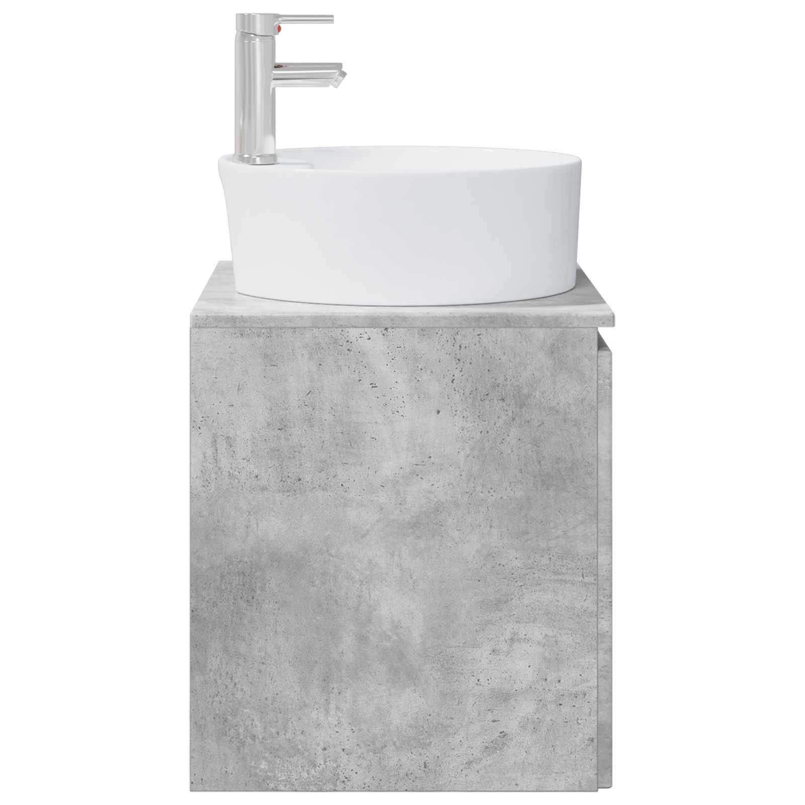 Mobile Lavabo da Parete Grigio Cemento 49,5 x 44,5 x 65 cm | homemem39