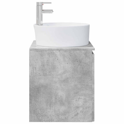 Mobile Lavabo da Parete Grigio Cemento 49,5 x 44,5 x 65 cm | homemem39