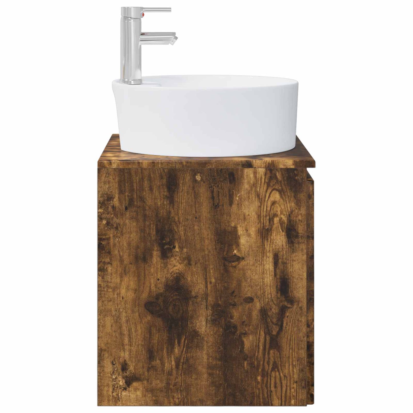 Mobile Lavabo da Parete Rovere Fumo 49,5 x 44,5 x 65 cm | homemem39