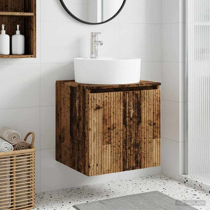 Mobile Lavabo da Parete Legno antico 49,5 x 44,5 x 65 cm | homemem39
