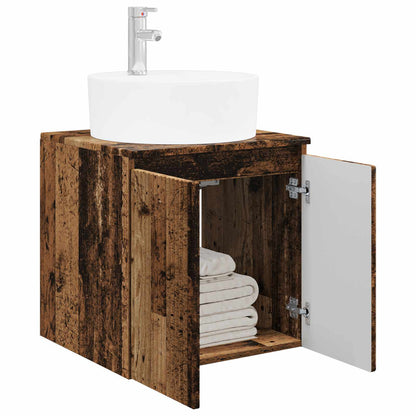 Mobile Lavabo da Parete Legno antico 49,5 x 44,5 x 65 cm | homemem39