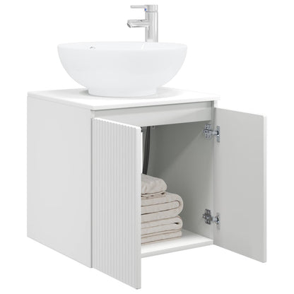 Mobile Lavabo da Parete Bianco 49,5 x 44,5 x 65 cm | homemem39