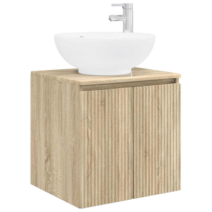 Mobile Lavabo da Parete Rovere Sonoma 49,5 x 44,5 x 65 cm | homemem39