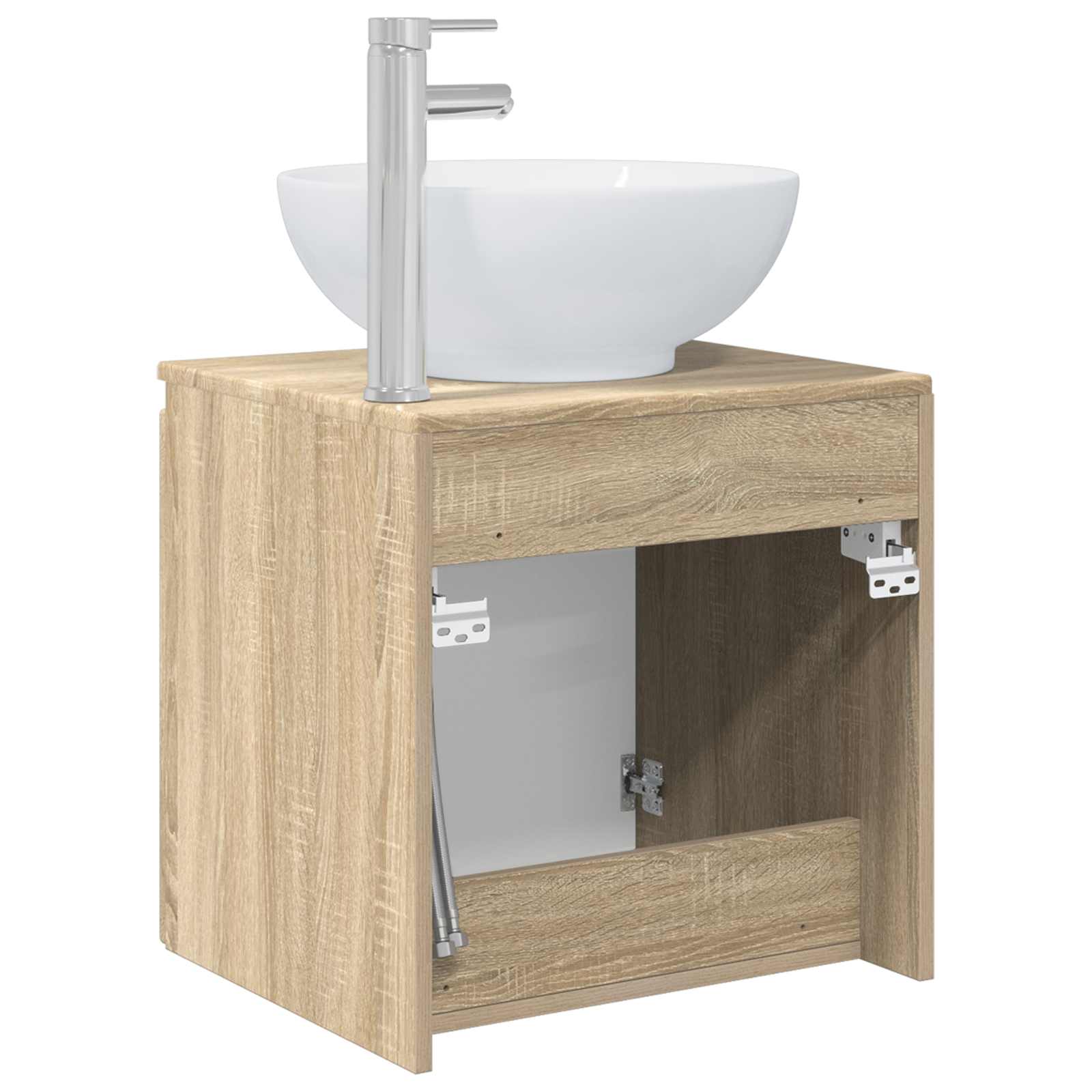 Mobile Lavabo da Parete Rovere Sonoma 49,5 x 44,5 x 65 cm | homemem39