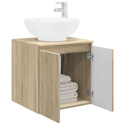 Mobile Lavabo da Parete Rovere Sonoma 49,5 x 44,5 x 65 cm | homemem39