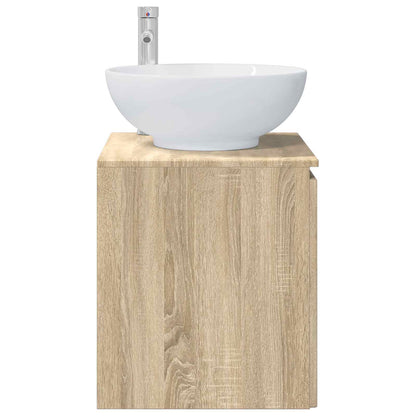 Mobile Lavabo da Parete Rovere Sonoma 49,5 x 44,5 x 65 cm | homemem39