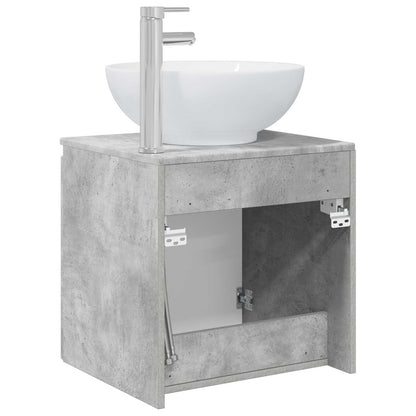 Mobile Lavabo da Parete Grigio Cemento 49,5 x 44,5 x 65 cm | homemem39