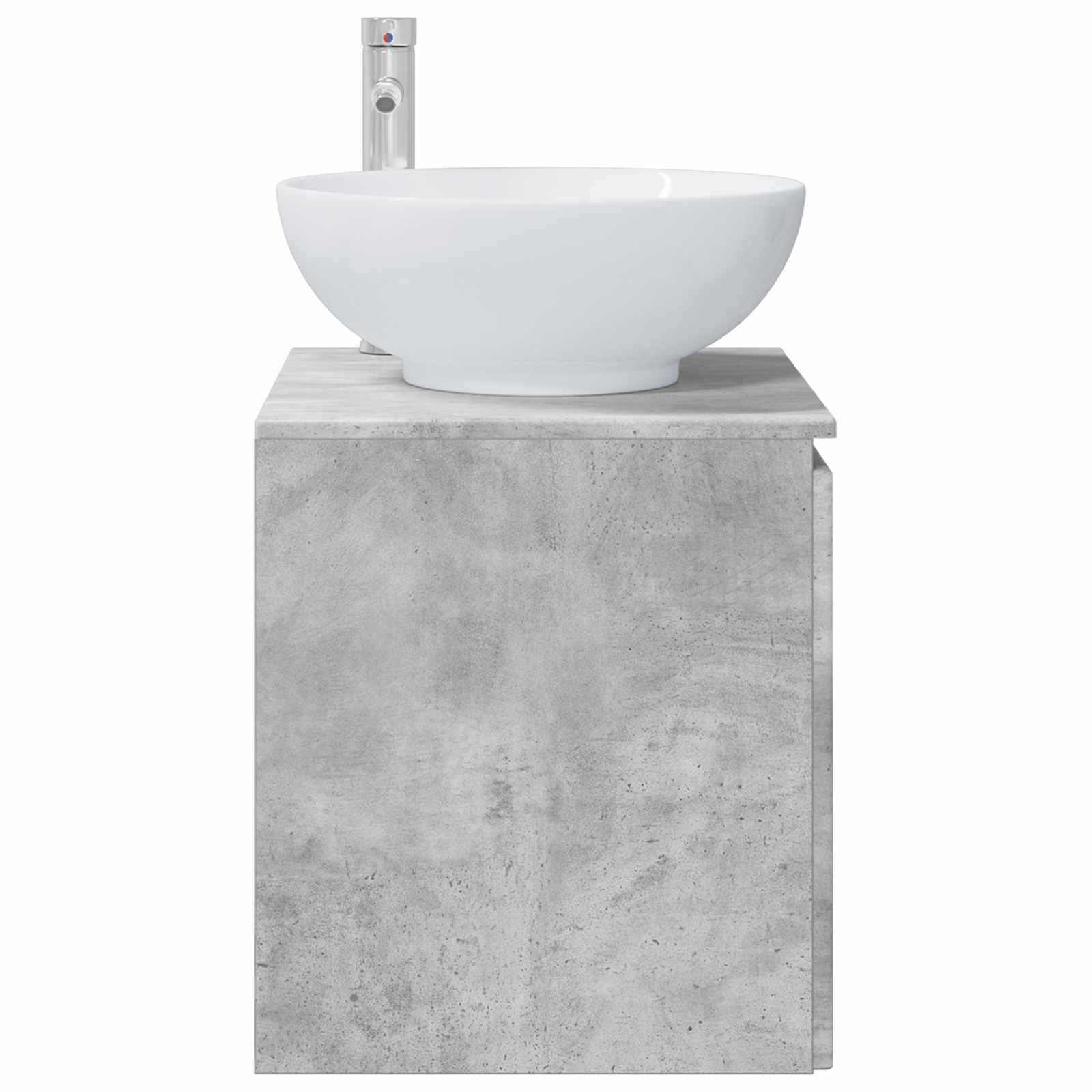 Mobile Lavabo da Parete Grigio Cemento 49,5 x 44,5 x 65 cm | homemem39