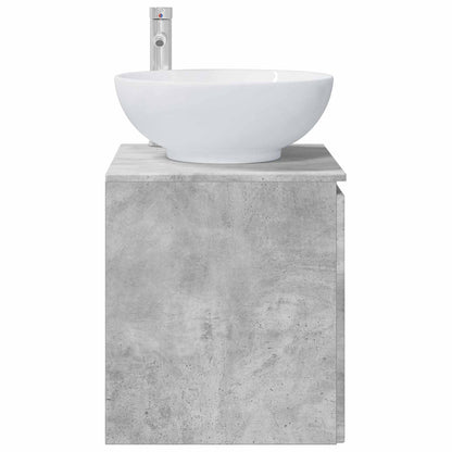 Mobile Lavabo da Parete Grigio Cemento 49,5 x 44,5 x 65 cm | homemem39