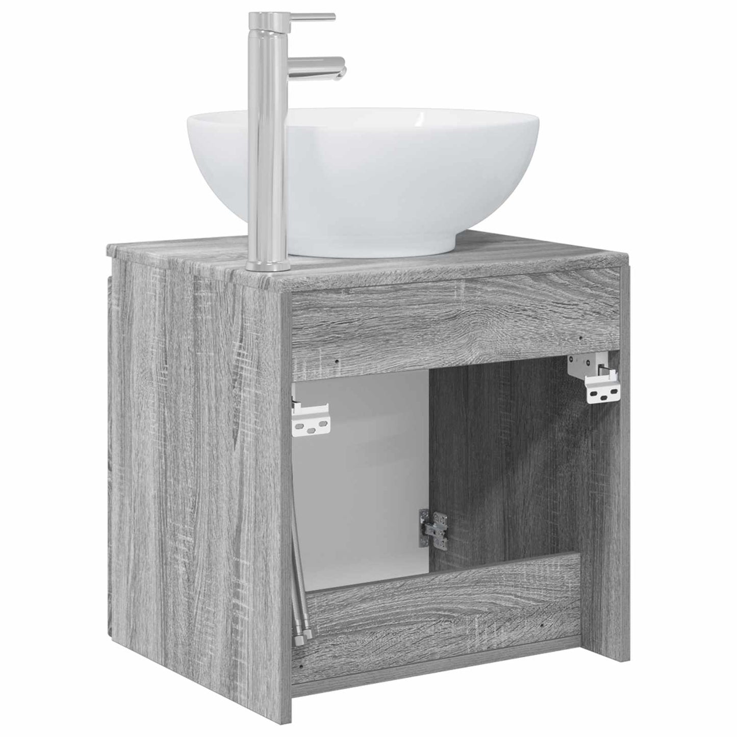 Mobile Lavabo da Parete Sonoma grigio 49,5 x 44,5 x 65 cm | homemem39