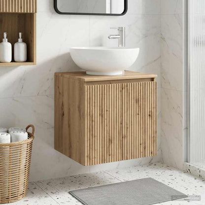 Mobile Lavabo da Parete Rovere Artigianale 49,5 x 44,5 x 65 cm