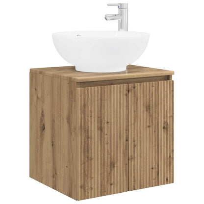 Mobile Lavabo da Parete Rovere Artigianale 49,5 x 44,5 x 65 cm