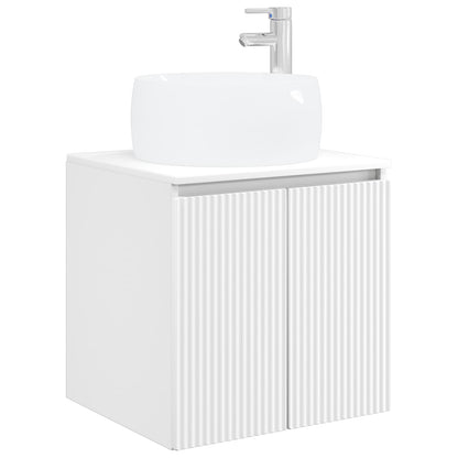 Mobile Lavabo da Parete Bianco 49,5 x 44,5 x 66 cm | homemem39