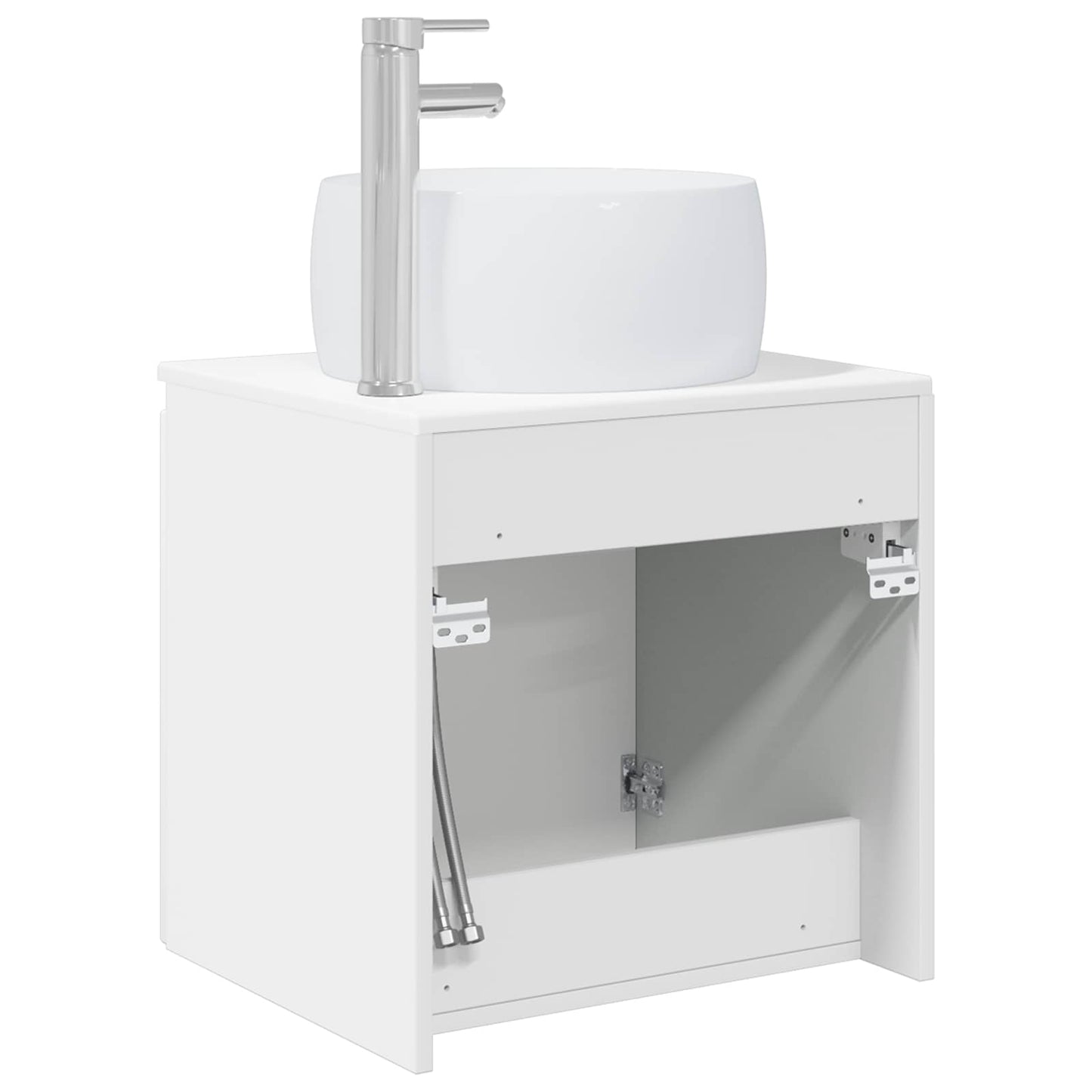 Mobile Lavabo da Parete Bianco 49,5 x 44,5 x 66 cm | homemem39