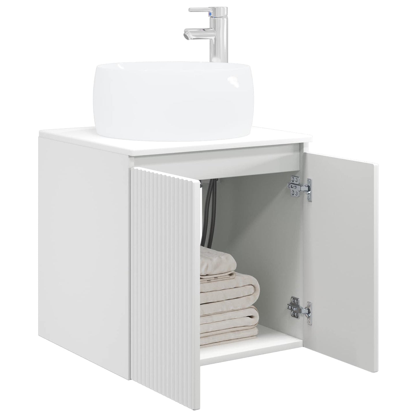 Mobile Lavabo da Parete Bianco 49,5 x 44,5 x 66 cm | homemem39