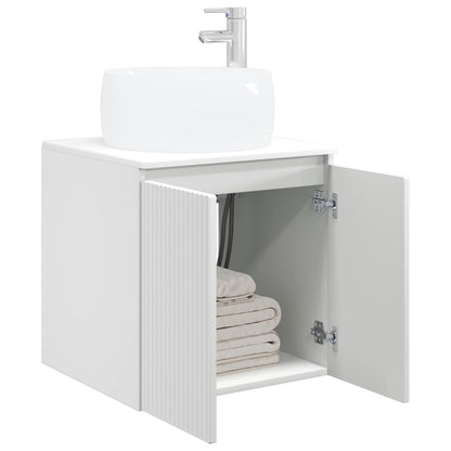 Mobile Lavabo da Parete Bianco 49,5 x 44,5 x 66 cm | homemem39