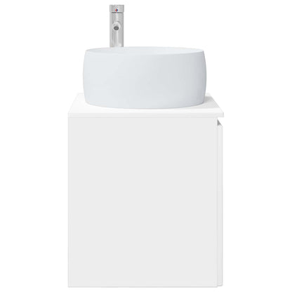 Mobile Lavabo da Parete Bianco 49,5 x 44,5 x 66 cm | homemem39