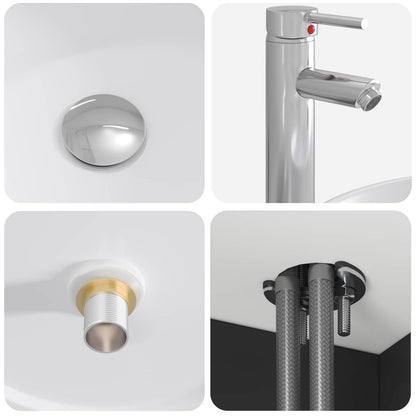 Mobile Lavabo da Parete Nero 49,5 x 44,5 x 66 cm