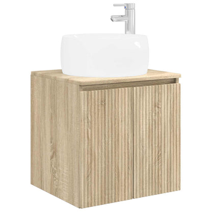 Mobile Lavabo da Parete Rovere Sonoma 49,5 x 44,5 x 66 cm | homemem39