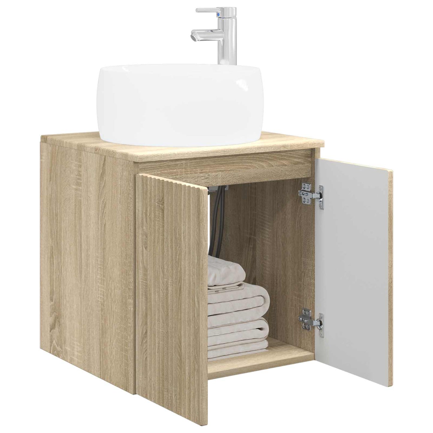 Mobile Lavabo da Parete Rovere Sonoma 49,5 x 44,5 x 66 cm | homemem39