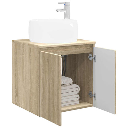 Mobile Lavabo da Parete Rovere Sonoma 49,5 x 44,5 x 66 cm | homemem39