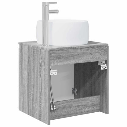 Mobile Lavabo da Parete Sonoma grigio 49,5 x 44,5 x 66 cm | homemem39