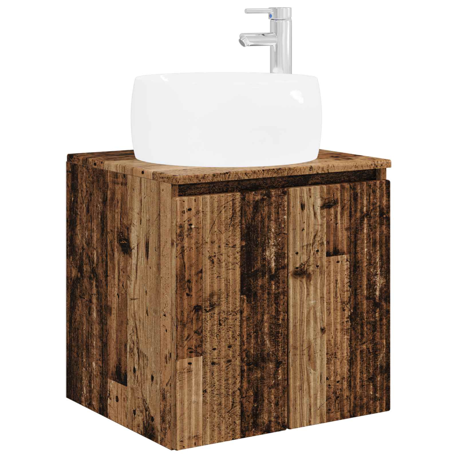 Mobile Lavabo da Parete Legno antico 49,5 x 44,5 x 66 cm | homemem39