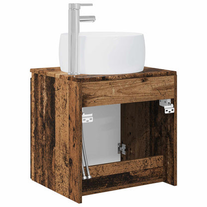 Mobile Lavabo da Parete Legno antico 49,5 x 44,5 x 66 cm | homemem39