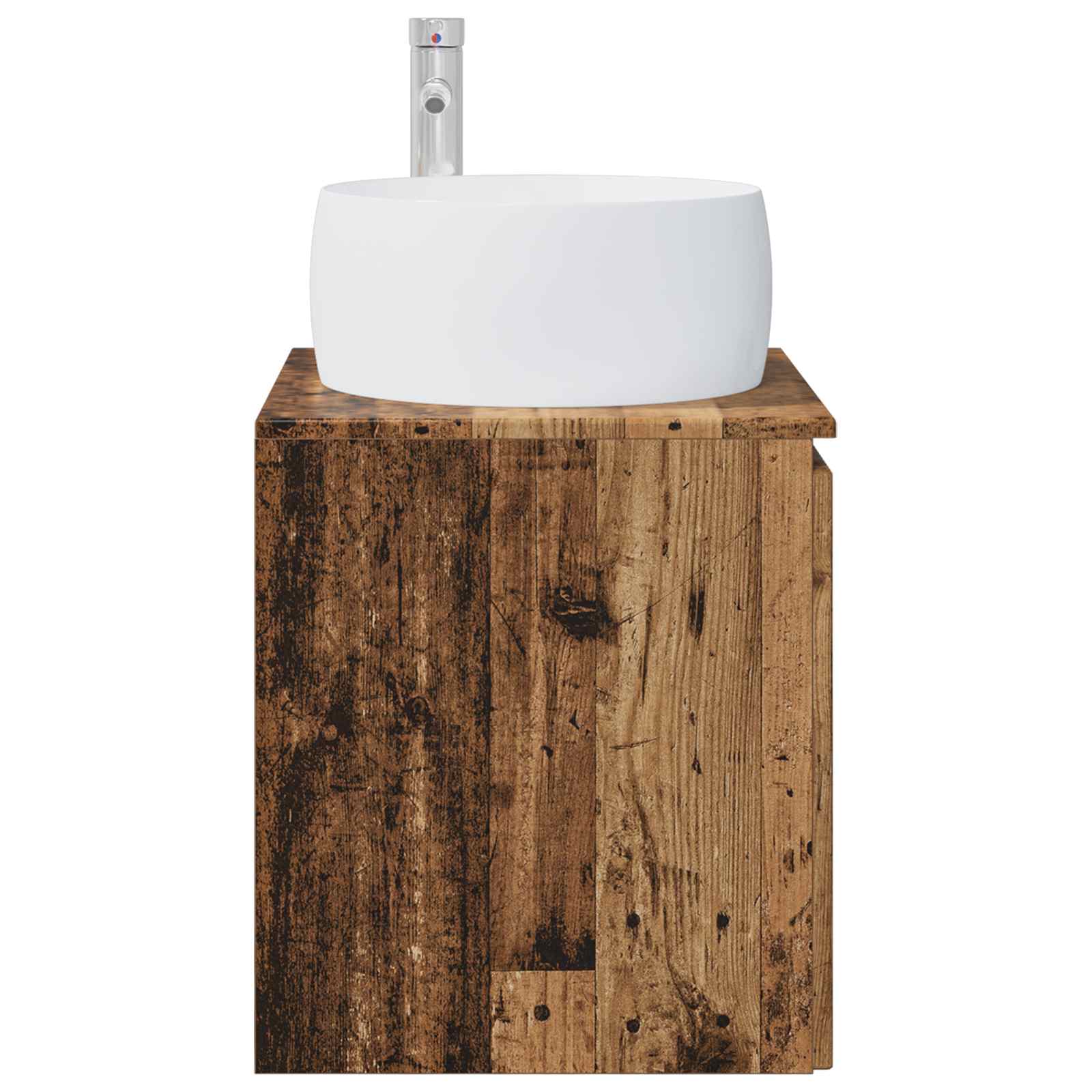 Mobile Lavabo da Parete Legno antico 49,5 x 44,5 x 66 cm | homemem39