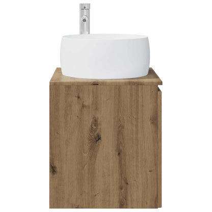 Mobile Lavabo da Parete Rovere Artigianale 49,5 x 44,5 x 66 cm | homemem39