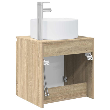 Mobile lavabo da parete Rovere Sonoma 49,5 x 44,5 x 65,5 cm | homemem39