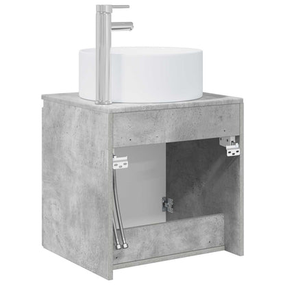 Mobile lavabo da parete Grigio Cemento 49,5 x 44,5 x 65,5 cm | homemem39