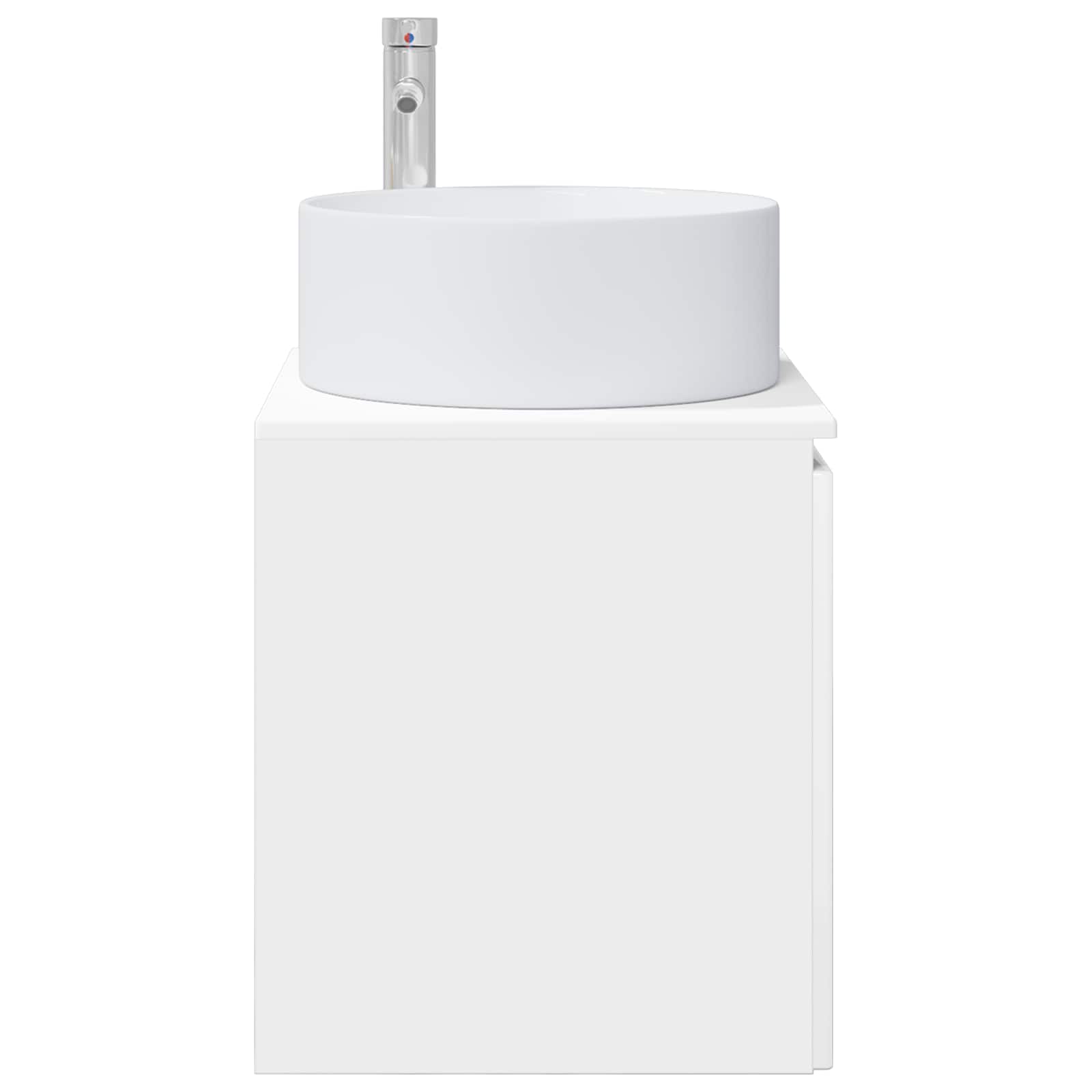 Mobile lavabo da parete Bianco Lucido 49,5 x 44,5 x 65,5 cm | homemem39