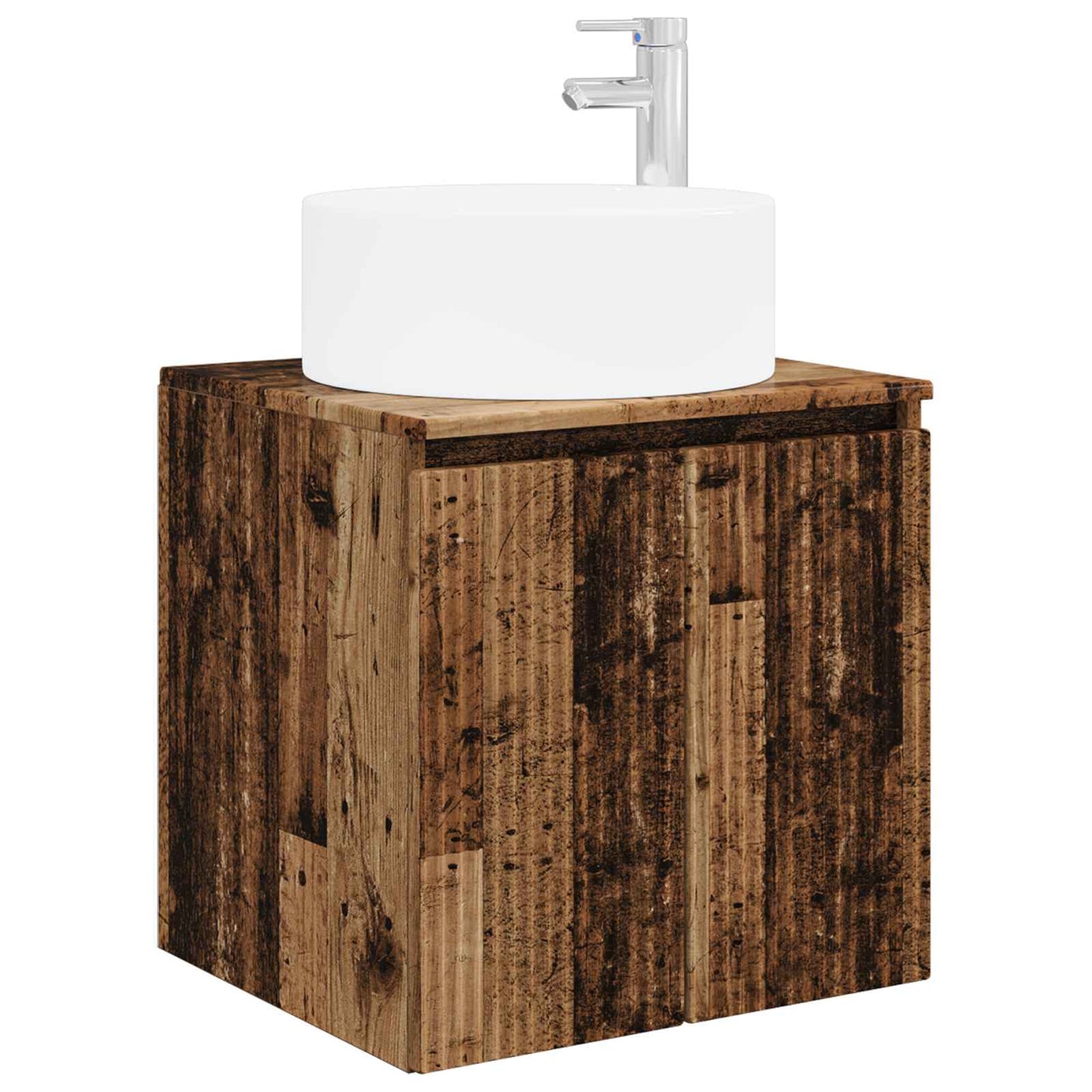 Mobile lavabo da parete Legno antico 49,5 x 44,5 x 65,5 cm