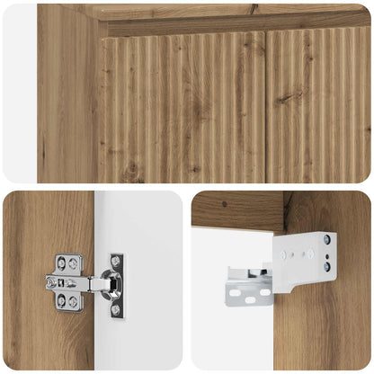 Mobile lavabo da parete Rovere Artigianale | homemem39