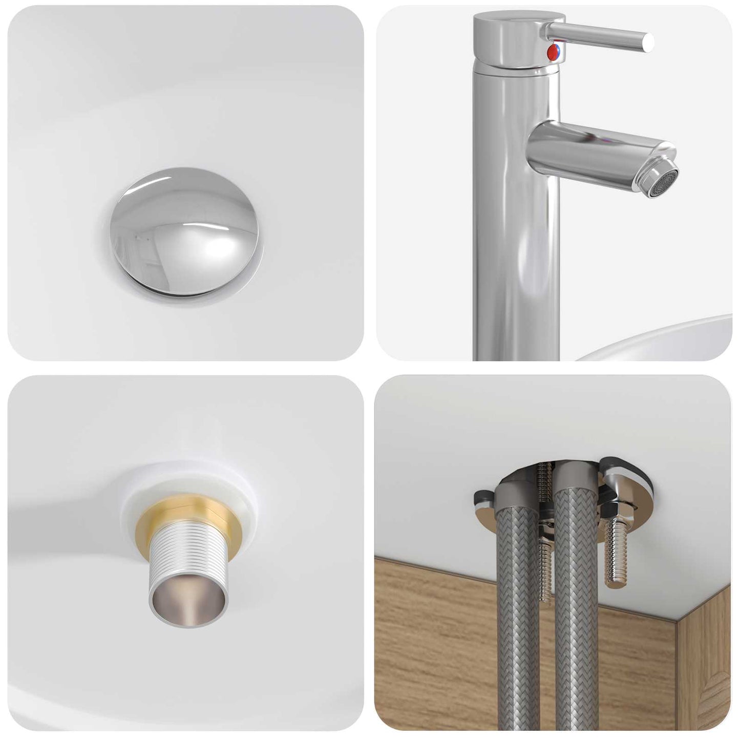 Mobile lavabo da parete Rovere Artigianale | homemem39