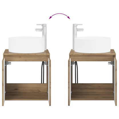 Mobile lavabo da parete Rovere Artigianale | homemem39
