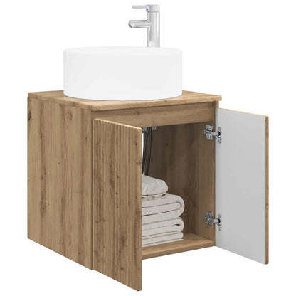 Mobile lavabo da parete Rovere Artigianale | homemem39