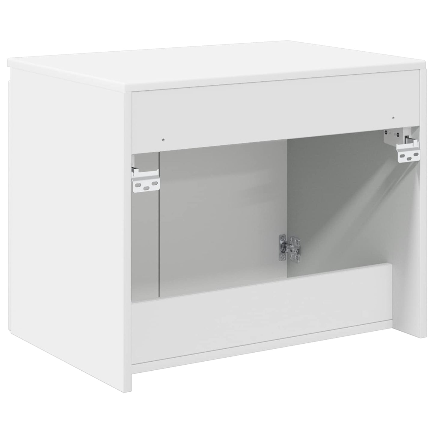 Mobiletto da Bagno a Muro Bianco 62,5 x 44,5 x 50 cm | homemem39