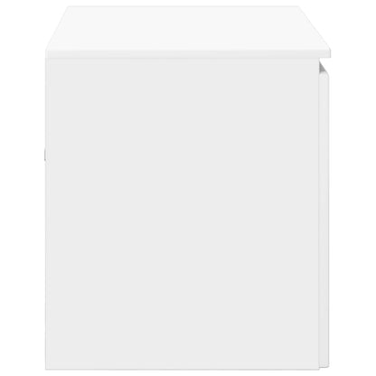 Mobiletto da Bagno a Muro Bianco 62,5 x 44,5 x 50 cm | homemem39
