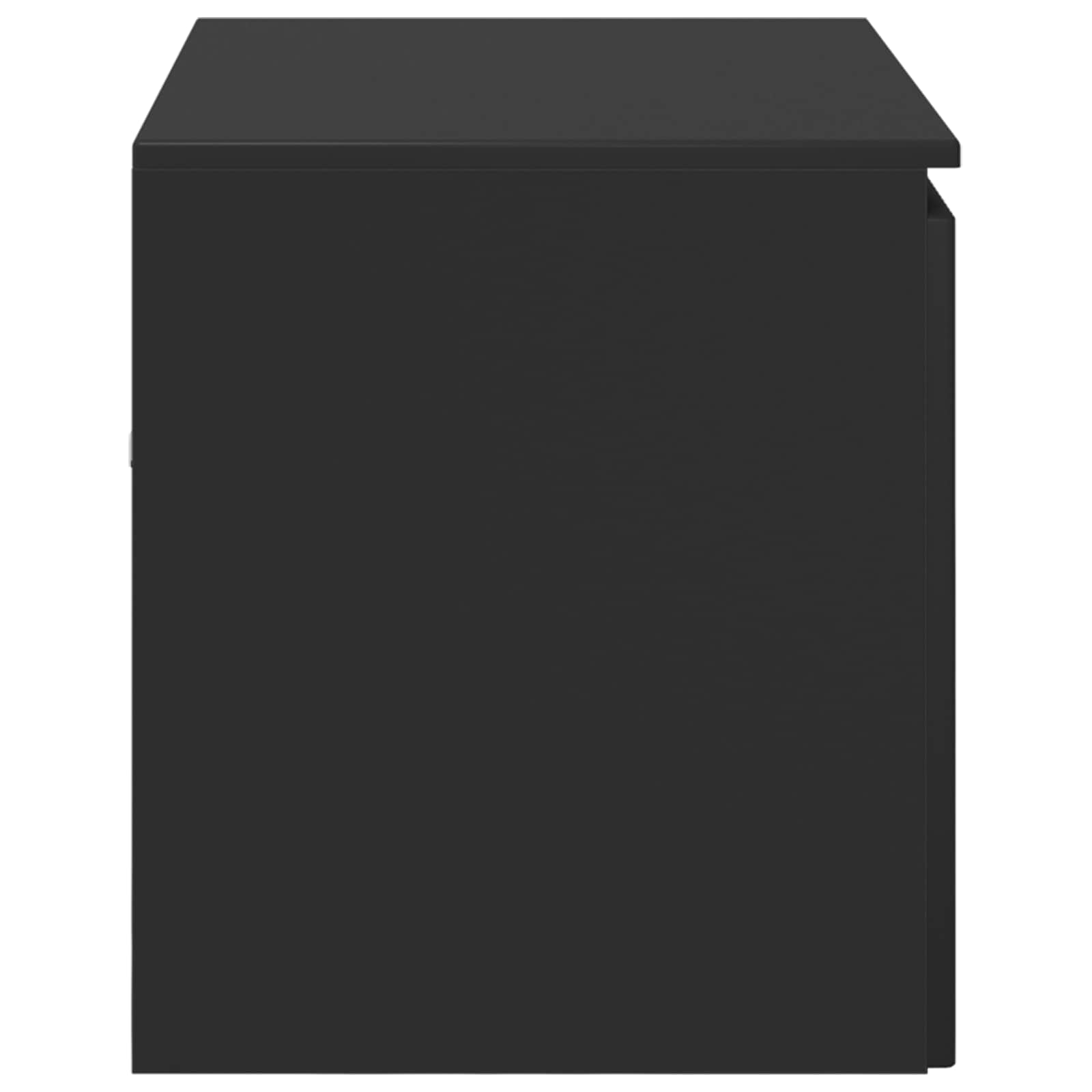 Mobiletto da Bagno a Muro Nero 62,5 x 44,5 x 50 cm | homemem39